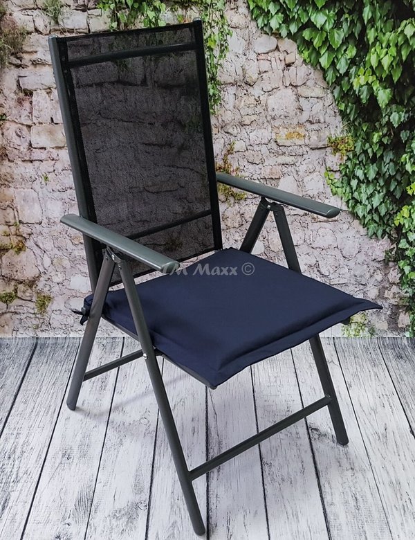 Stuhlkissen Bootkissen Sitzkissen Gartenkissen Kissen Stuhlauflage 52x53,5 cm